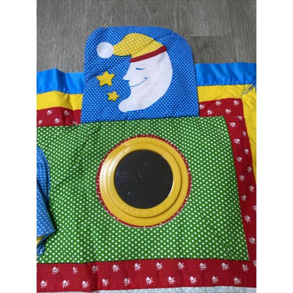 Vintage 1985 Playskool Baby Fold N Go Play Mat Activity Quilt Blanket Tummy Time - Picture 3 of 6